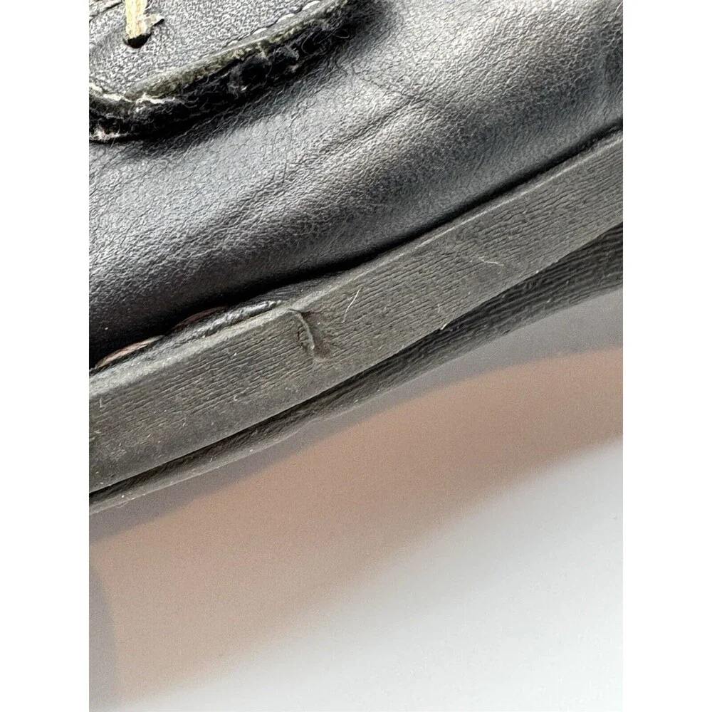 Clarks Shoes Women’s Slip On Whistle Resort Black Lea Size 8M Casual Office